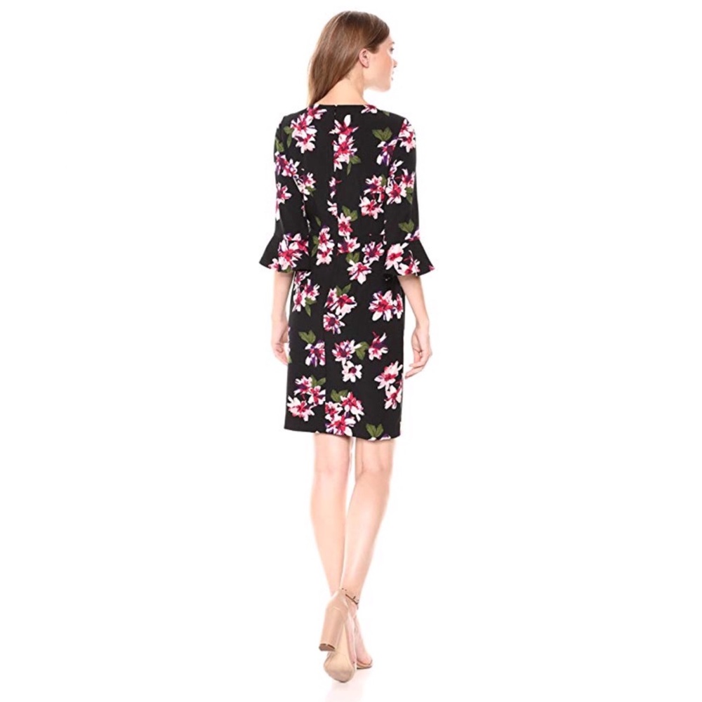 Nine West Bell Sleeve Floral Sheath Dress 🌸✨ - Picture 2 of 2